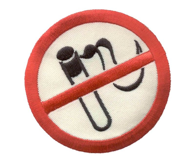 Нашивка «No smoking»