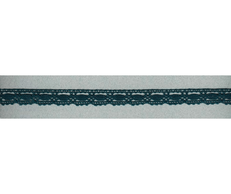 Кружево вязаное хлопковое IEMESA 1798/75 15 мм т.серый