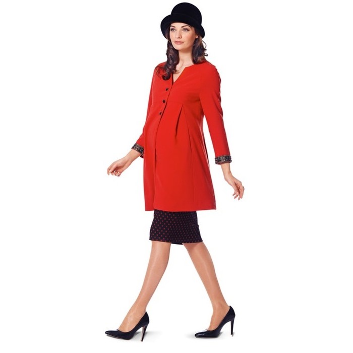 Выкройка женская для будущих мам Burda арт. 7024 жакет