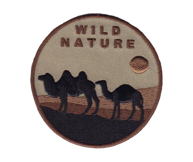 Нашивка «Wild nature/ верблюды»