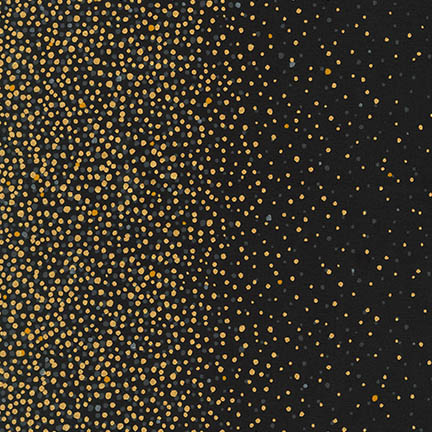 Ткань хлопок пэчворк черный, новый год, Robert Kaufman (арт. SRKM-15891-2)