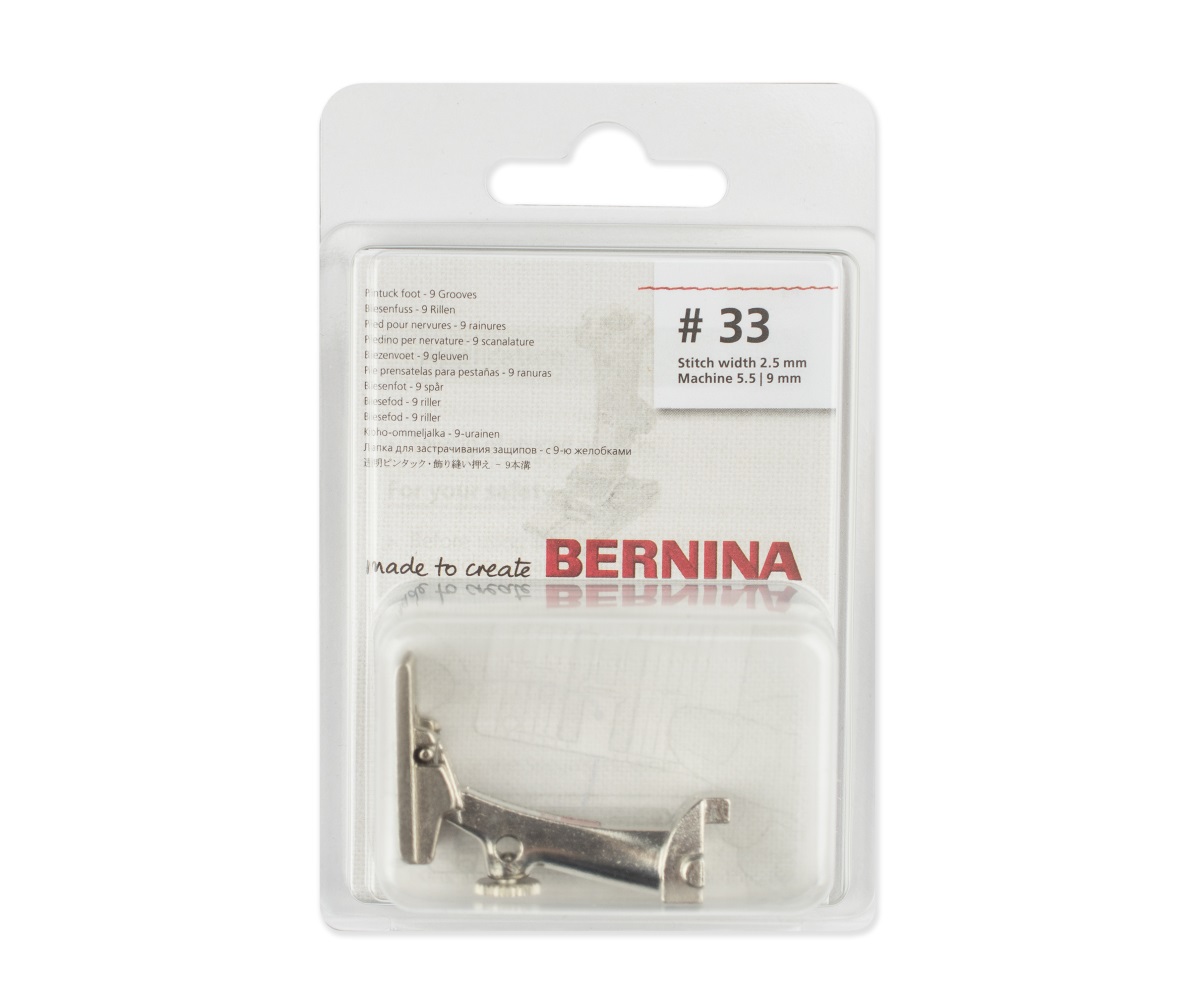 Лапка для защипов (9 желобков) Bernina 008 473 73 00 № 33