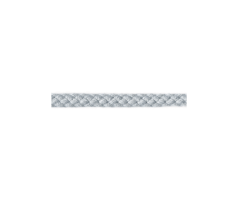 Шнур плетеный 5,3 мм, светло-серый