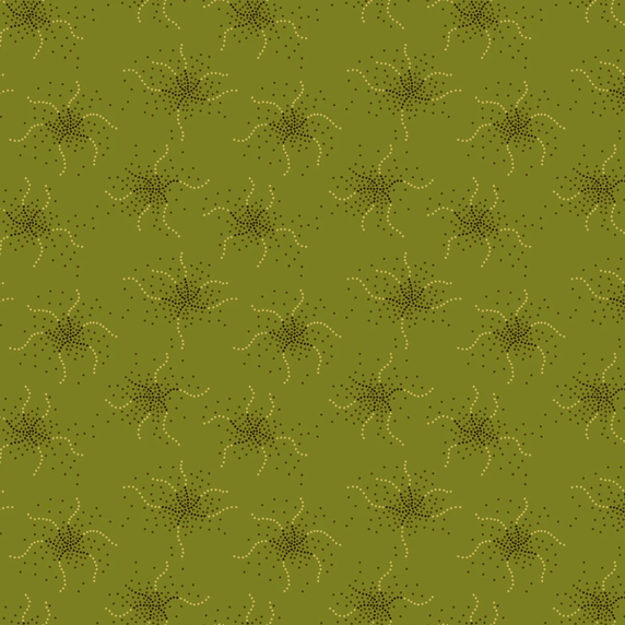 Ткань хлопок пэчворк зеленый, фактура, Henry Glass (арт. 677-66)