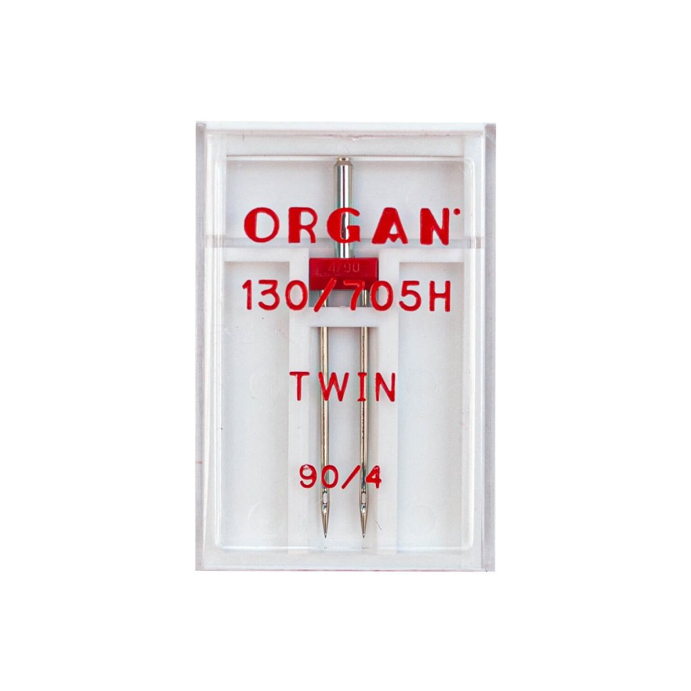 Иглы стандартные Organ двойные № 90/4.0 1 шт.