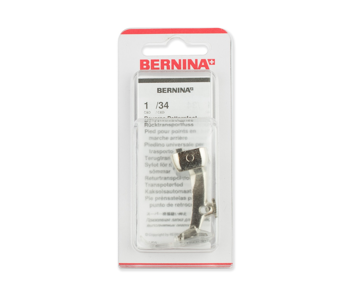 Лапка для реверсных строчек Bernina 030 769 73 00 № 34С