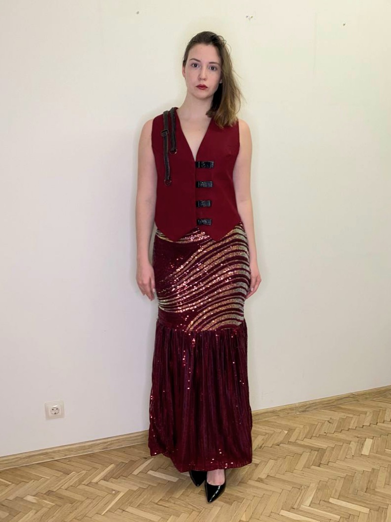 Костюм с юбкой-трансформером «Метаморфозы»