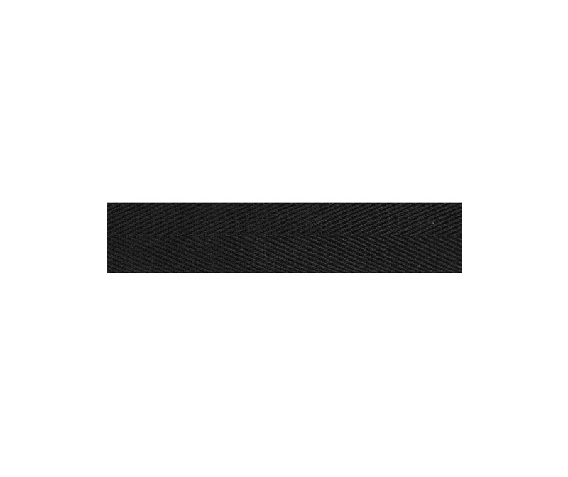 Тесьма киперная ПРОТОС 18 мм, черный