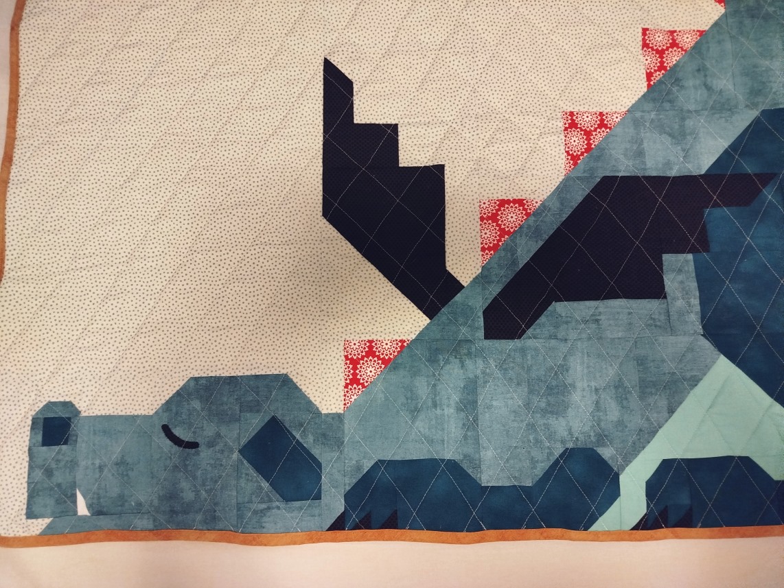 Квилт «Спящий дракончик»