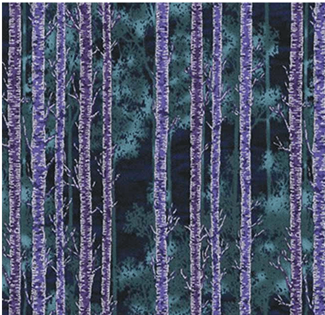 Ткань хлопок пэчворк синий, цветы флора, Robert Kaufman (арт. SRKM-20017-80)
