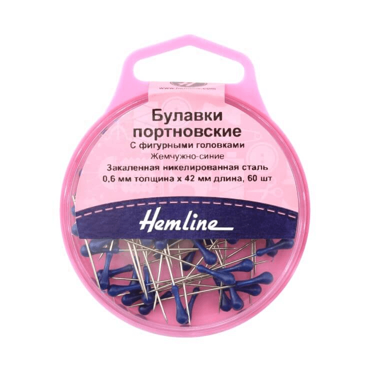 Булавки портновские Hemline арт. 721 42 мм 60 шт.