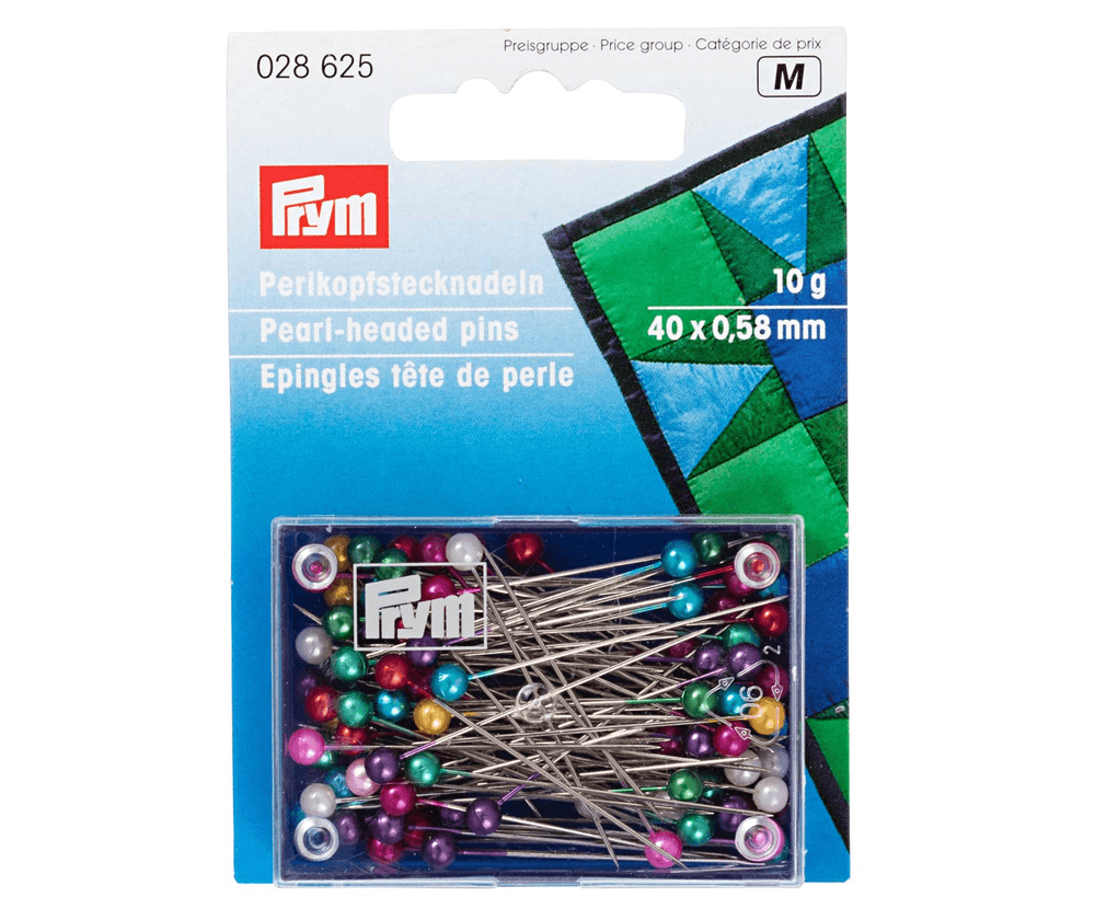 Булавки портновские Prym 28625 0,58 х 40 мм 10 гр.разноцветные
