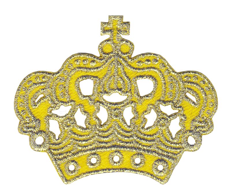 Нашивка «Корона», золото