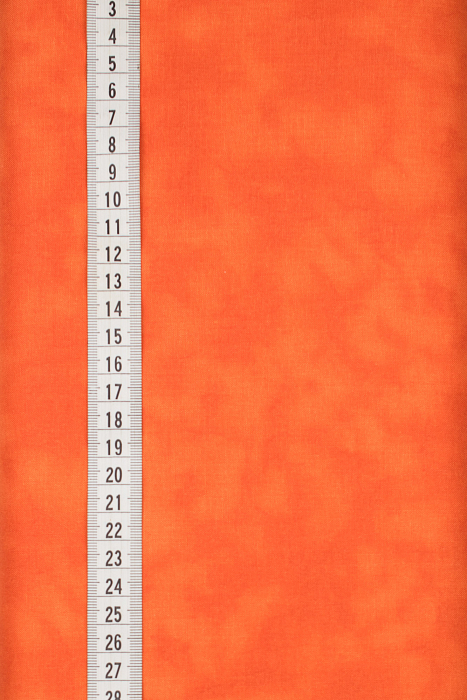 Ткань хлопок пэчворк оранжевый, муар, ALFA (арт. 225860)
