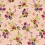 Ткань хлопок для пэчворка для одежды розовый, цветы, Windham Fabrics (арт. DC7059-BLOM-D)