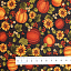 Ткань хлопок пэчворк оранжевый, ферма осень, Benartex (арт. 13056-12)