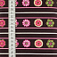 Ткань хлопок пэчворк разноцветные бордовый, цветы, ALFA (арт. 205299)