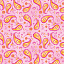Ткань хлопок пэчворк розовый, пейсли, Blank Quilting (арт. 9190-22)