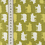 Ткань хлопок пэчворк желтый зеленый белый, животные, ALFA (арт. 229620)