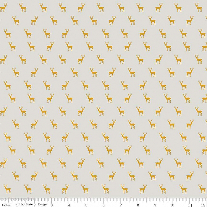 Ткань хлопок пэчворк бежевый, животные, Riley Blake (арт. C8603-CREAM)