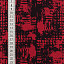 Ткань хлопок пэчворк красный черный разноцветные, , ALFA (арт. 213110)