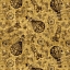 Ткань хлопок для пэчворка коричневый, винтаж, Blank Quilting (арт. 3924-44 Brass)