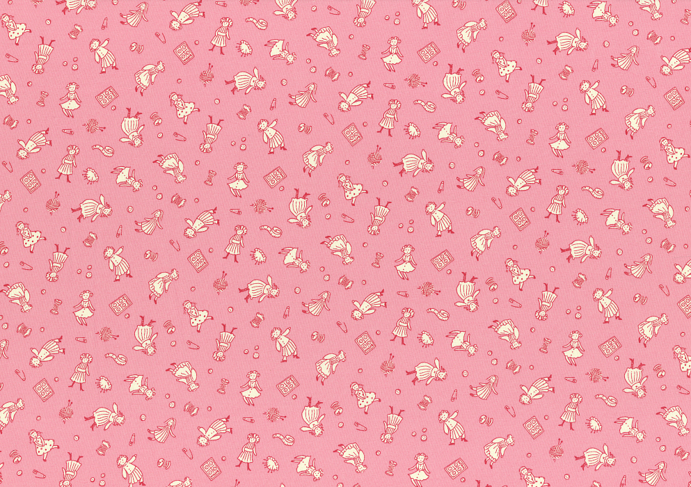 Ткань хлопок пэчворк розовый, рукоделие, Lecien (арт. 31553-20)