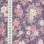 Ткань хлопок пэчворк фиолетовый, цветы, ALFA Z DIGITAL (арт. 224289)