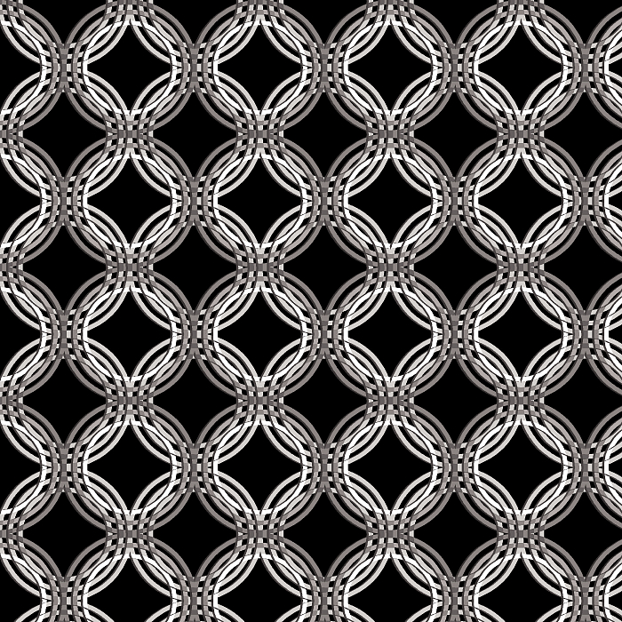 Ткань хлопок пэчворк черный, геометрия, Henry Glass (арт. 2192-99)
