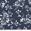 Ткань хлопок пэчворк синий, цветы флора, Riley Blake (арт. C11130-NAVY)