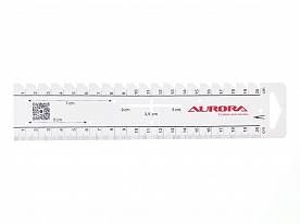 Линейка метрическая Aurora АU-9468