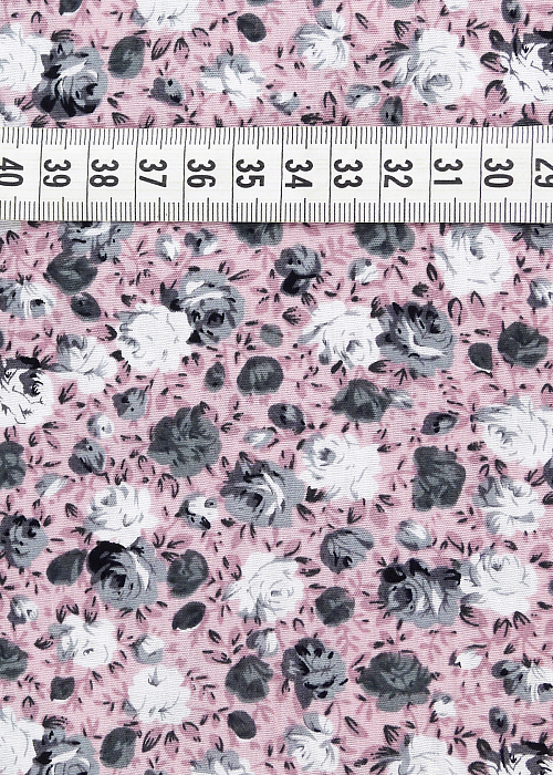 Ткань хлопок пэчворк розовый, , ALFA C (арт. 128561)