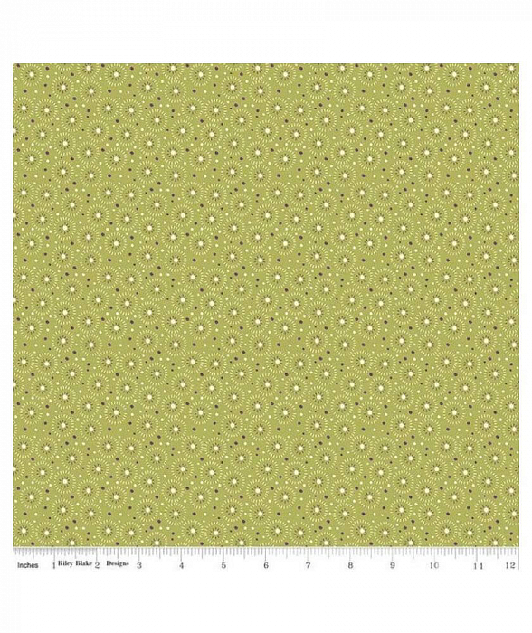 Ткань хлопок пэчворк зеленый, фактура, Riley Blake (арт. C11428-ASPARAGUS)