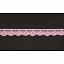 Кружево вязаное хлопковое Alfa AF-357-020 12 мм розовый