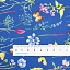 Ткань хлопок для пэчворка синий, цветы, Studio E (арт. 5416-11)