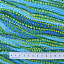 Ткань хлопок пэчворк синий, цветы фактура флора, Moda (арт. 51244 14D)