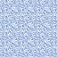 Ткань хлопок пэчворк голубой, фактура завитки флора, Benartex (арт. 9496-54)