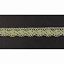 Кружево вязаное хлопковое Alfa AF-030-007 28 мм оливковый
