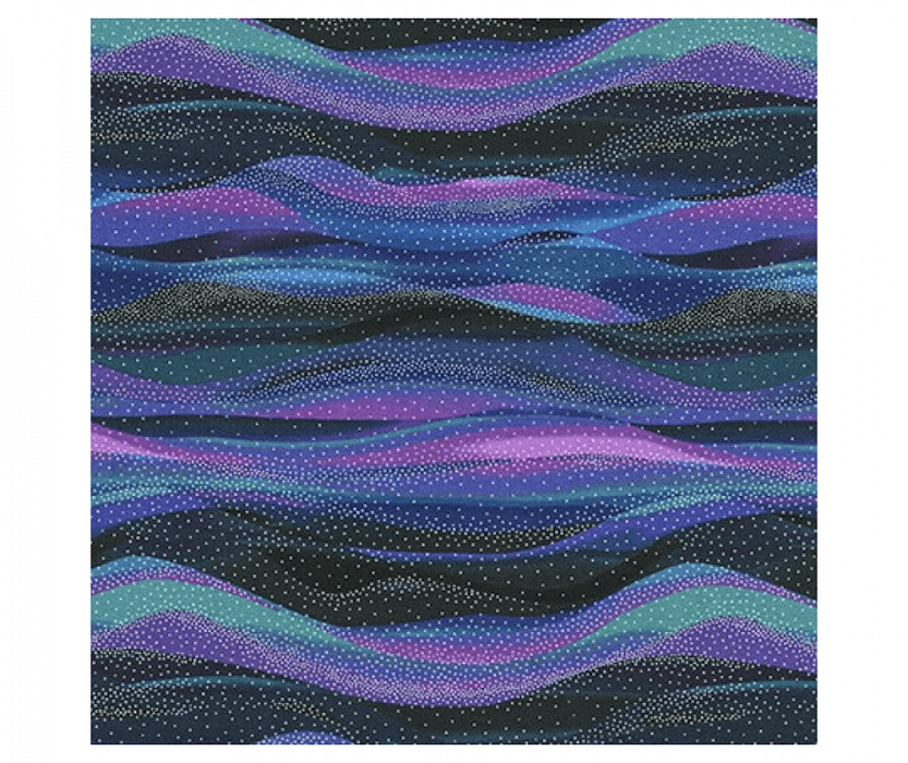 Ткань хлопок пэчворк синий, морская тематика природа, Robert Kaufman (арт. SRKM-20018-80)