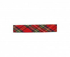 Косая бейка шотландка 15 мм