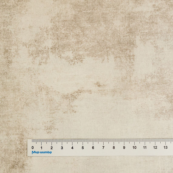 Ткань хлопок пэчворк бежевый, муар, Wilmington Prints (арт. AL-12336)
