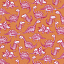 Ткань 100% хлопок, фланель [Dino-CF5603-Orange]