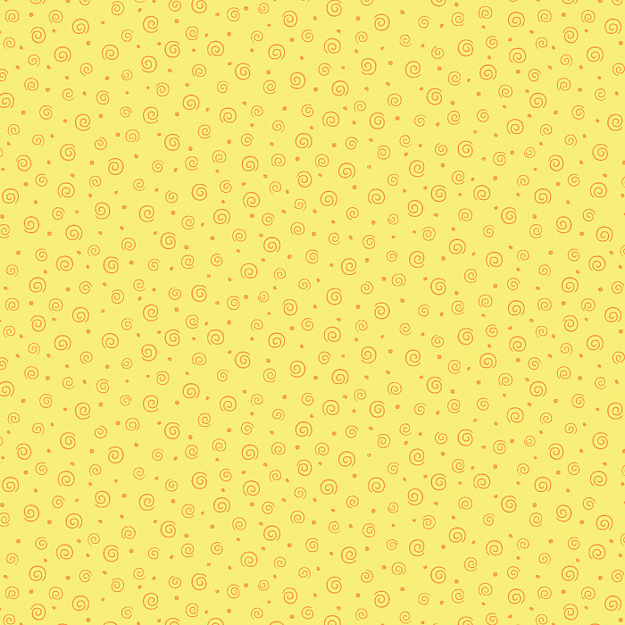 Ткань хлопок пэчворк желтый, завитки, Benartex (арт. 248811)