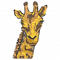 Дизайн для вышивки «Жираф»