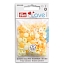 Кнопки Prym 393503 Love Color Snaps Mini пластик 9 мм желтый