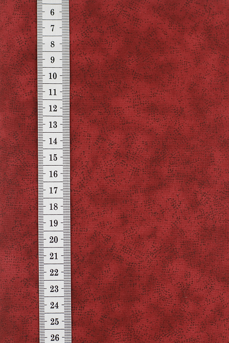 Ткань хлопок пэчворк красный бордовый, горох и точки муар, ALFA (арт. 225592)