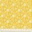Ткань хлопок для пэчворка для одежды желтый, цветы, Windham Fabrics (арт. 53441-4)