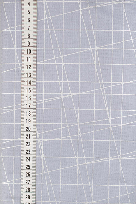 Ткань хлопок пэчворк серый, полоски клетка, ALFA (арт. 246034)