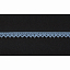 Кружево вязаное хлопковое Alfa AF-011-040 6 мм голубой