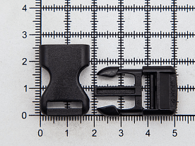Фастекс пластик 13 мм ГР черный